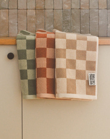 Bathhouse Check Organic Towel Set